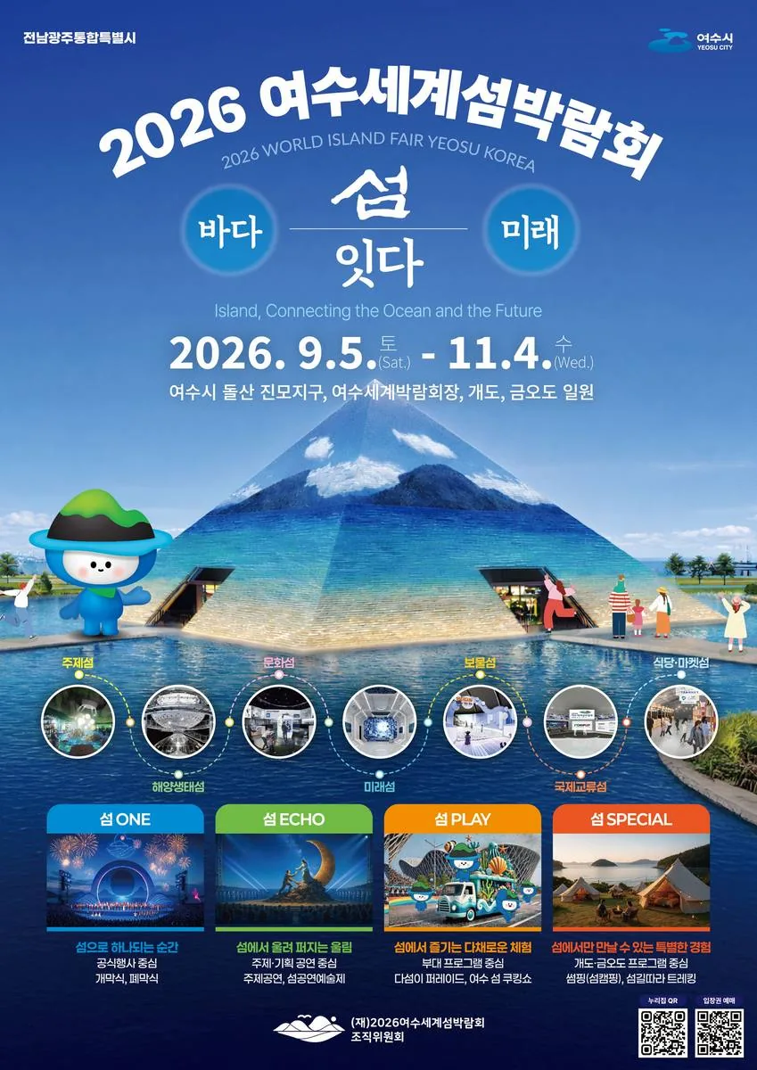 헤드라인뉴스 기사 광주비엔날레-여수섬박람회, 예술·체험관광 매력 발산“300만 관람객 모셔라”…전남광주통합특별시 유치 총력 대표이미지