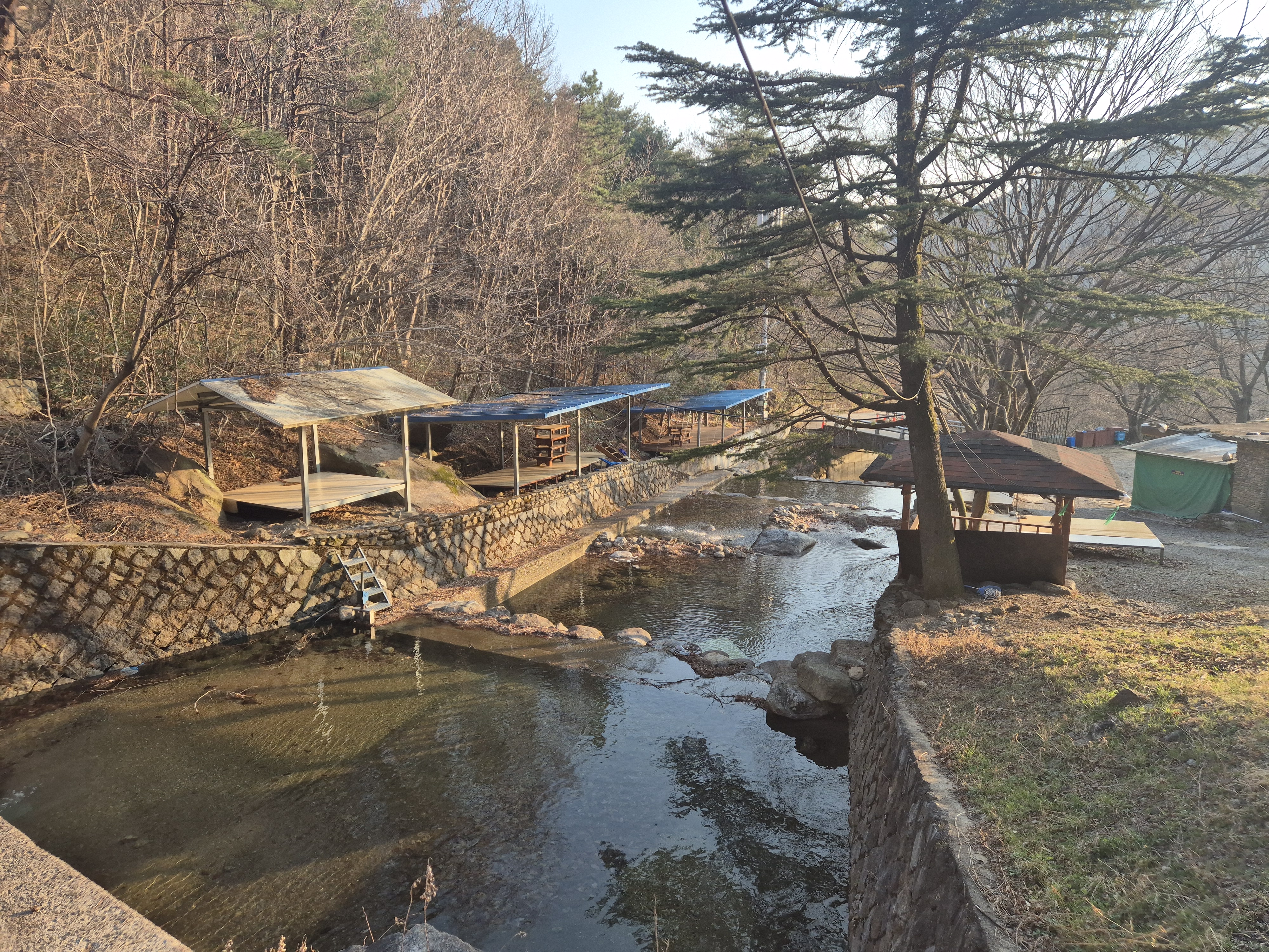 전남도 산림계곡 불법시설 정비 전·후 모습