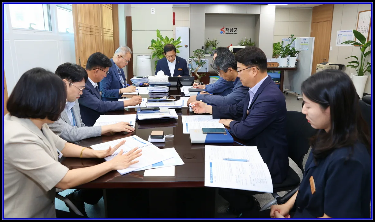해남군, 제2차 공공기관 이전 대비 전략회의 개최 지역 산업기반 연계 기관 중심 대응전략 재정비, 5개소 우선 관리·3개소 추가 검토