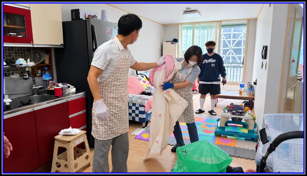 영암 우즈벡 세쌍둥이 가정에 모인 지역사회 손길